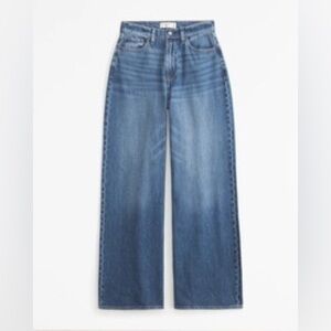 Curve Love high rise wide leg jeans from Abercrombie